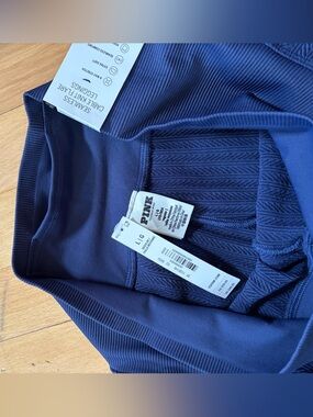 PINK Victoria's Secret Men's Navy Crewneck Sweater